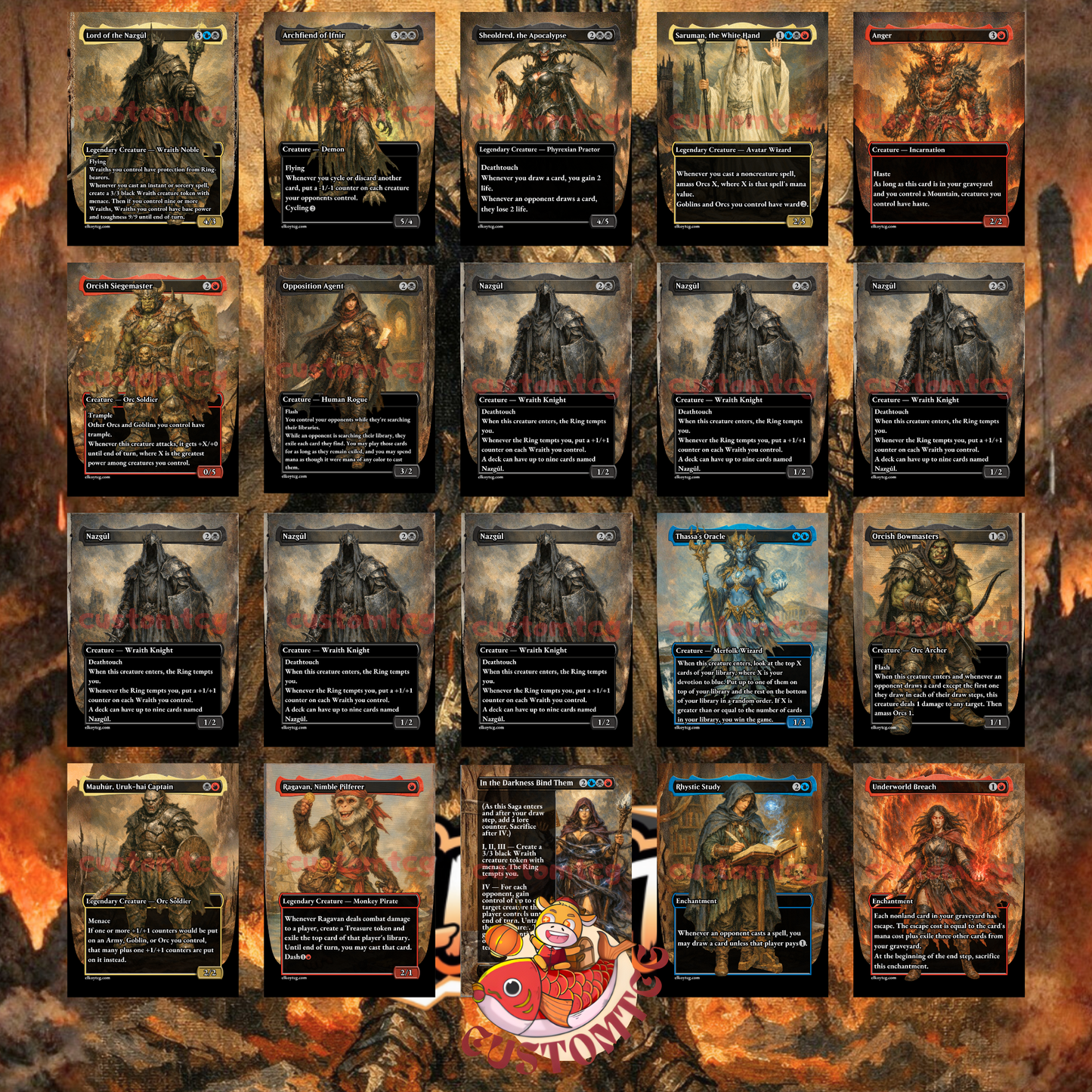 Sauron, the Dark Lord Custom Deck