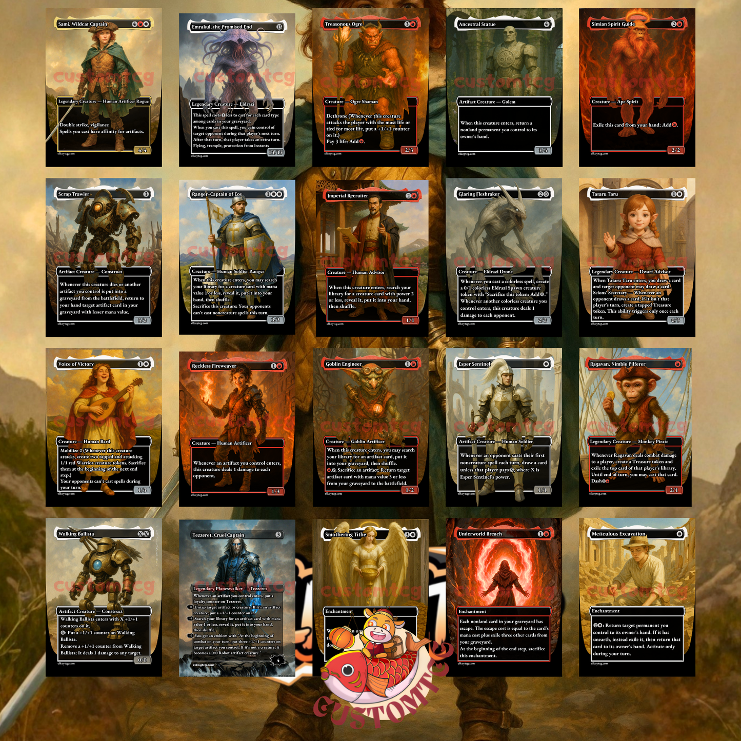 ⚙️ Sami, Wildcat Captain — Custom Commander Deck