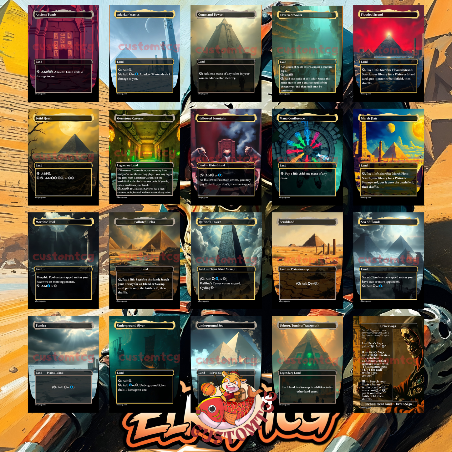 Hashaton’s Plague – Custom Egyptian Zombie Deck!