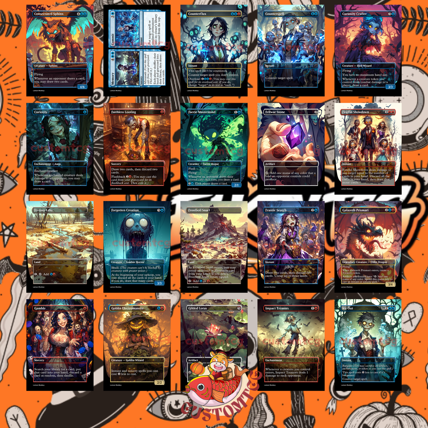 Locust Custom Halloween Deck