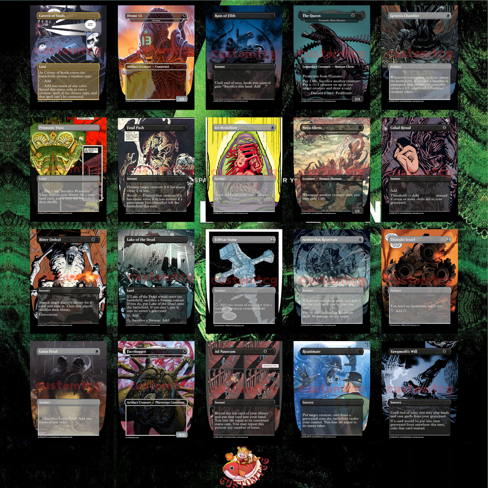 Aliens V1 Custom deck – ElkoyTCG
