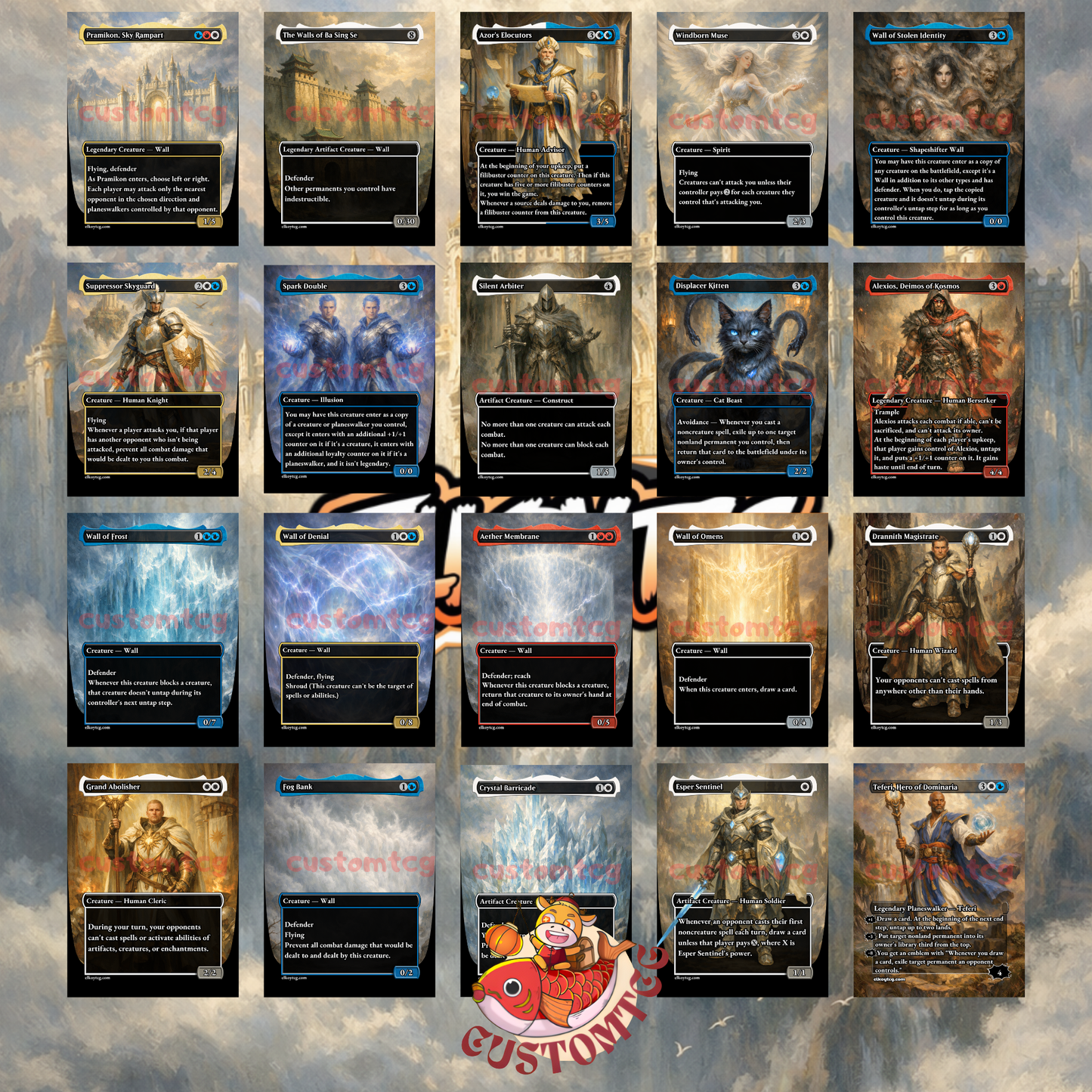 Pramikon, Sky Rampart custom deck