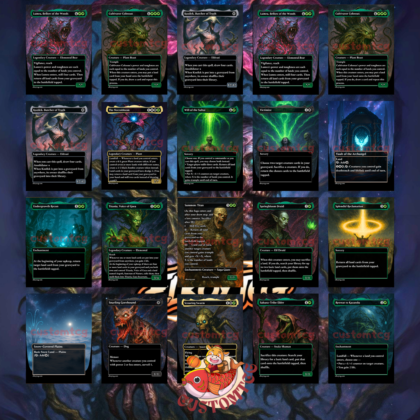 The Necrobloom V2 Custom Deck