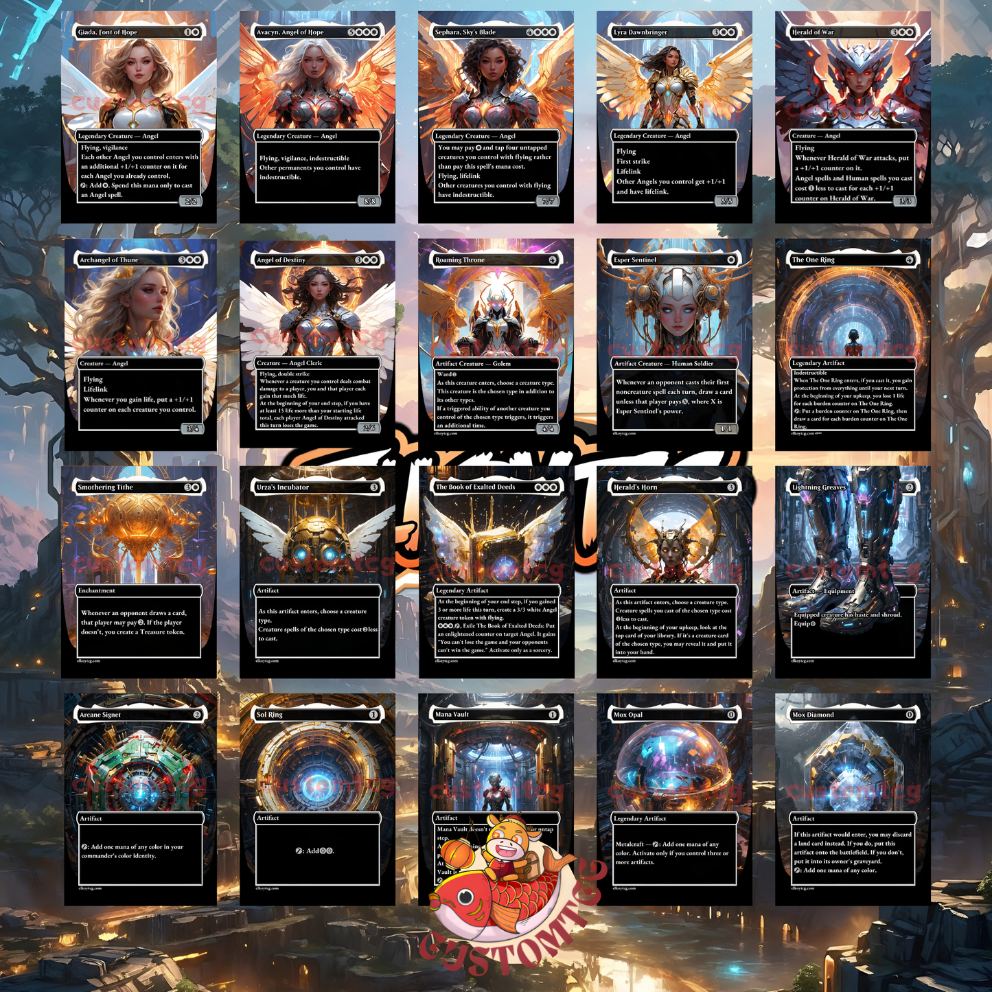 Giada Angel Custom Deck – Cybernetic Glory (Top 12 EDH Custom Series)