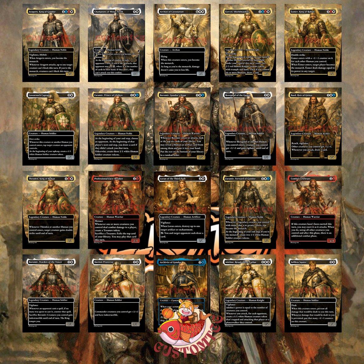 ARAGORN, KING OF GONDOR Custom Deck