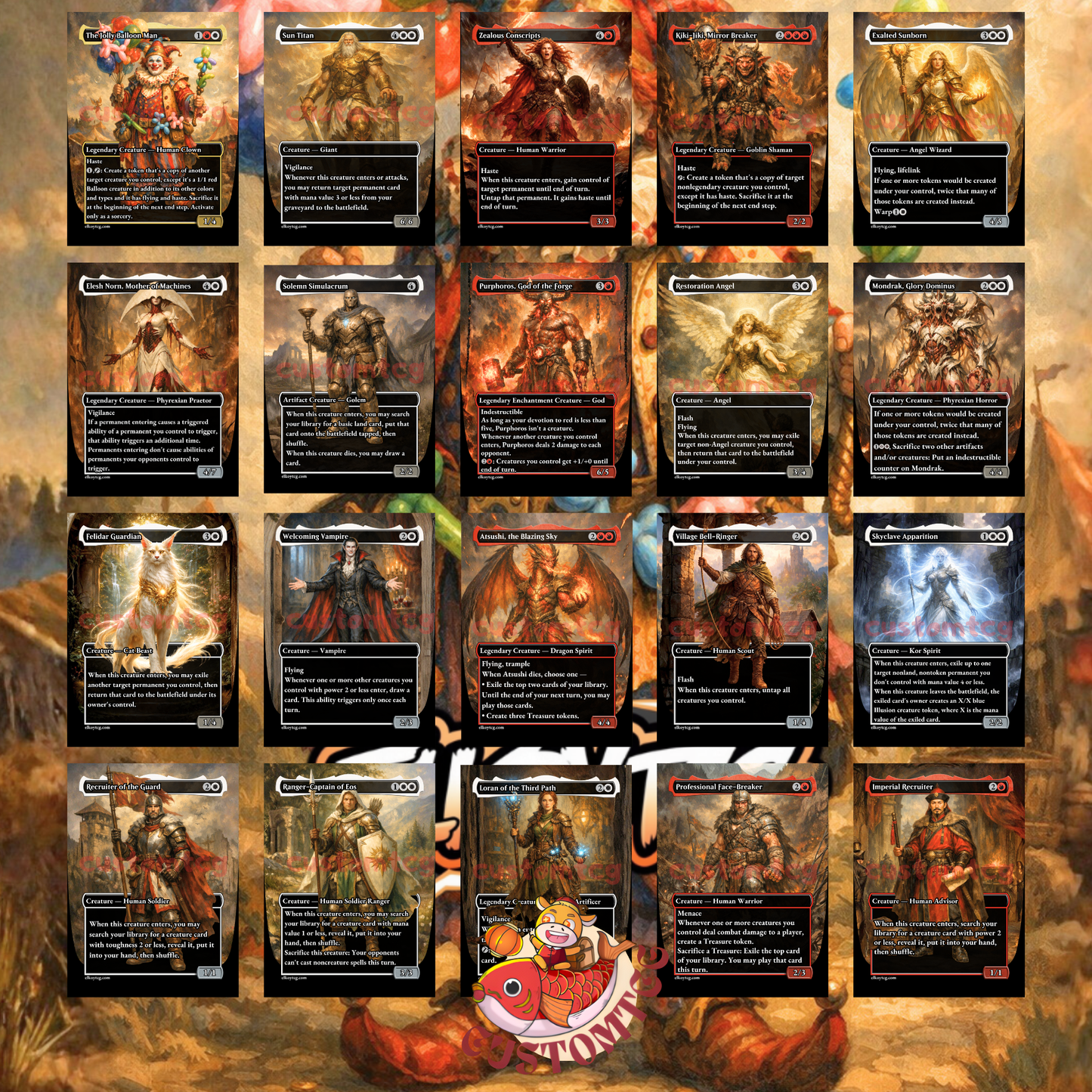 The Jolly Balloon Man Custom Deck