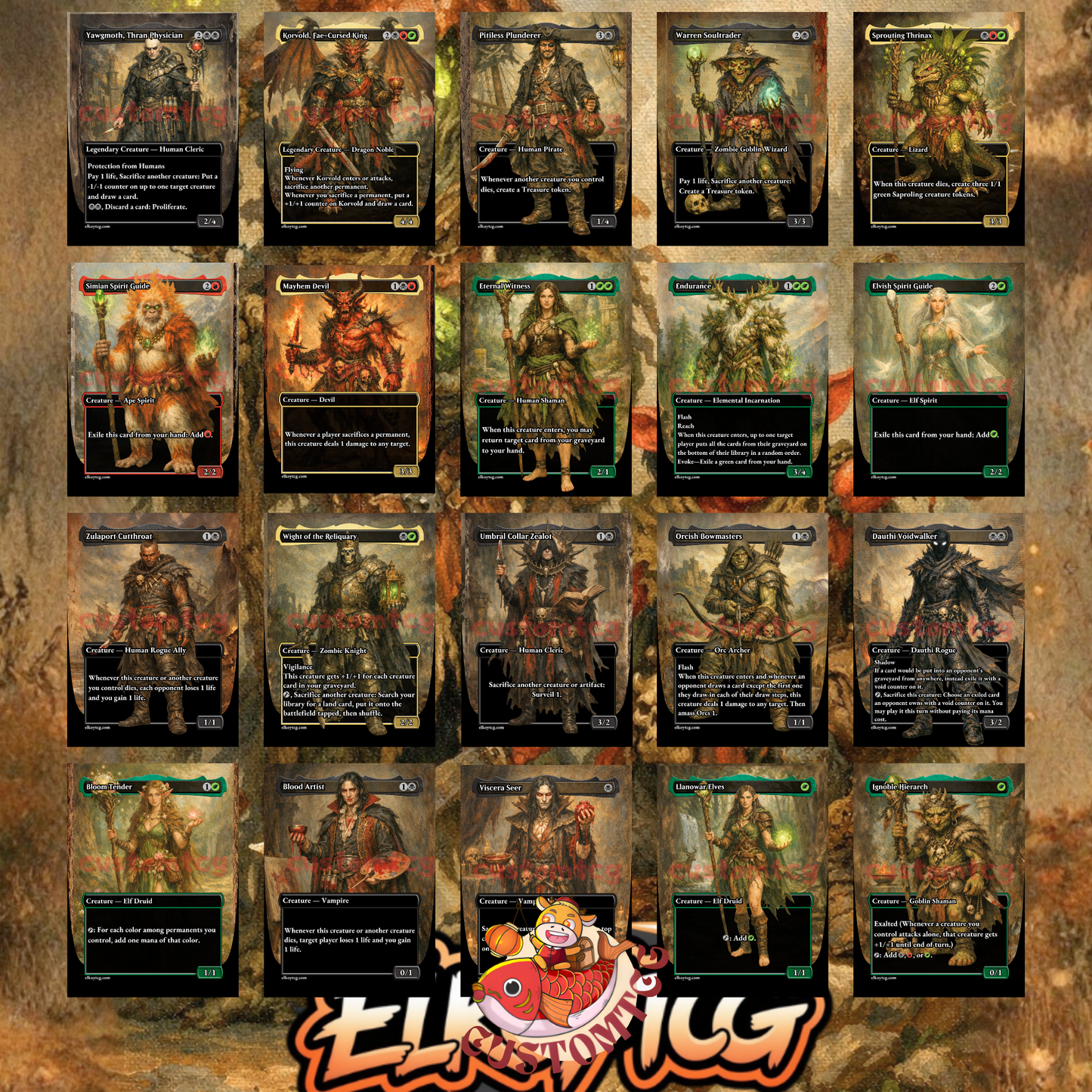 Slimefoot and Squee Custom Deck