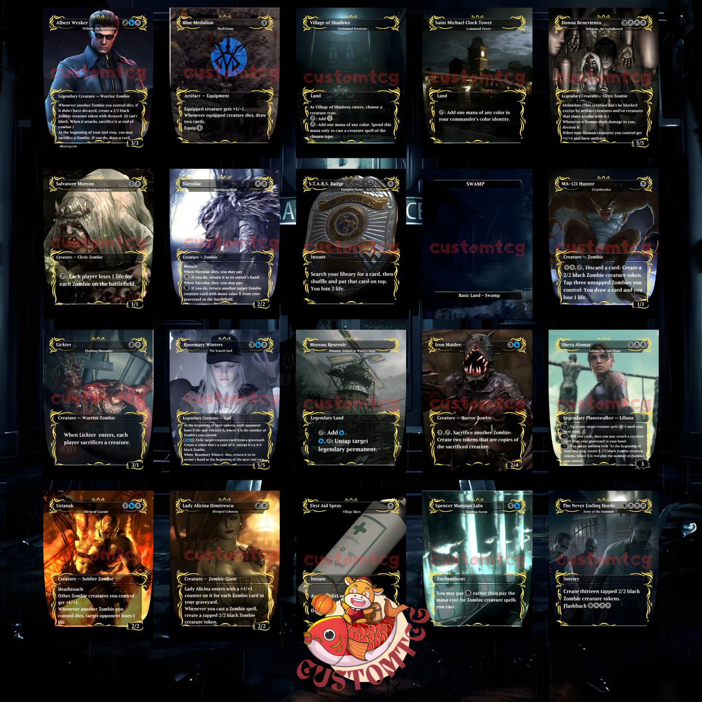 RESIDENT EVIL Custom Deck
