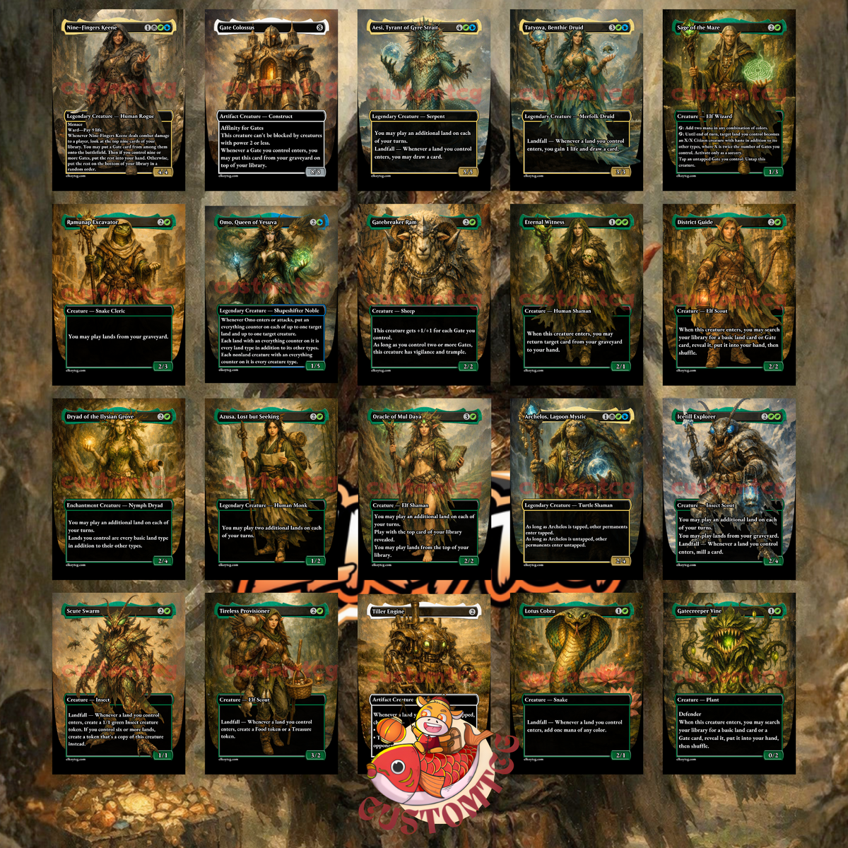 NINE-FINGERS KEENE Custom Deck