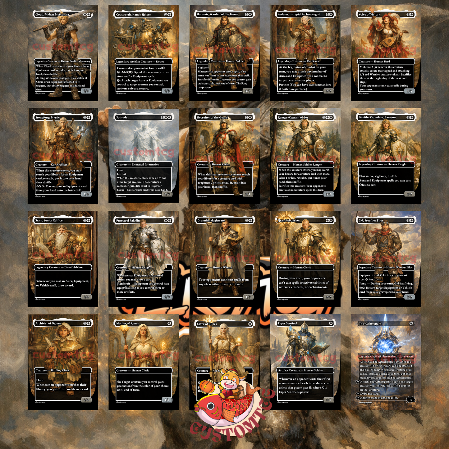 Cloud, Midgar Mercenary custom deck