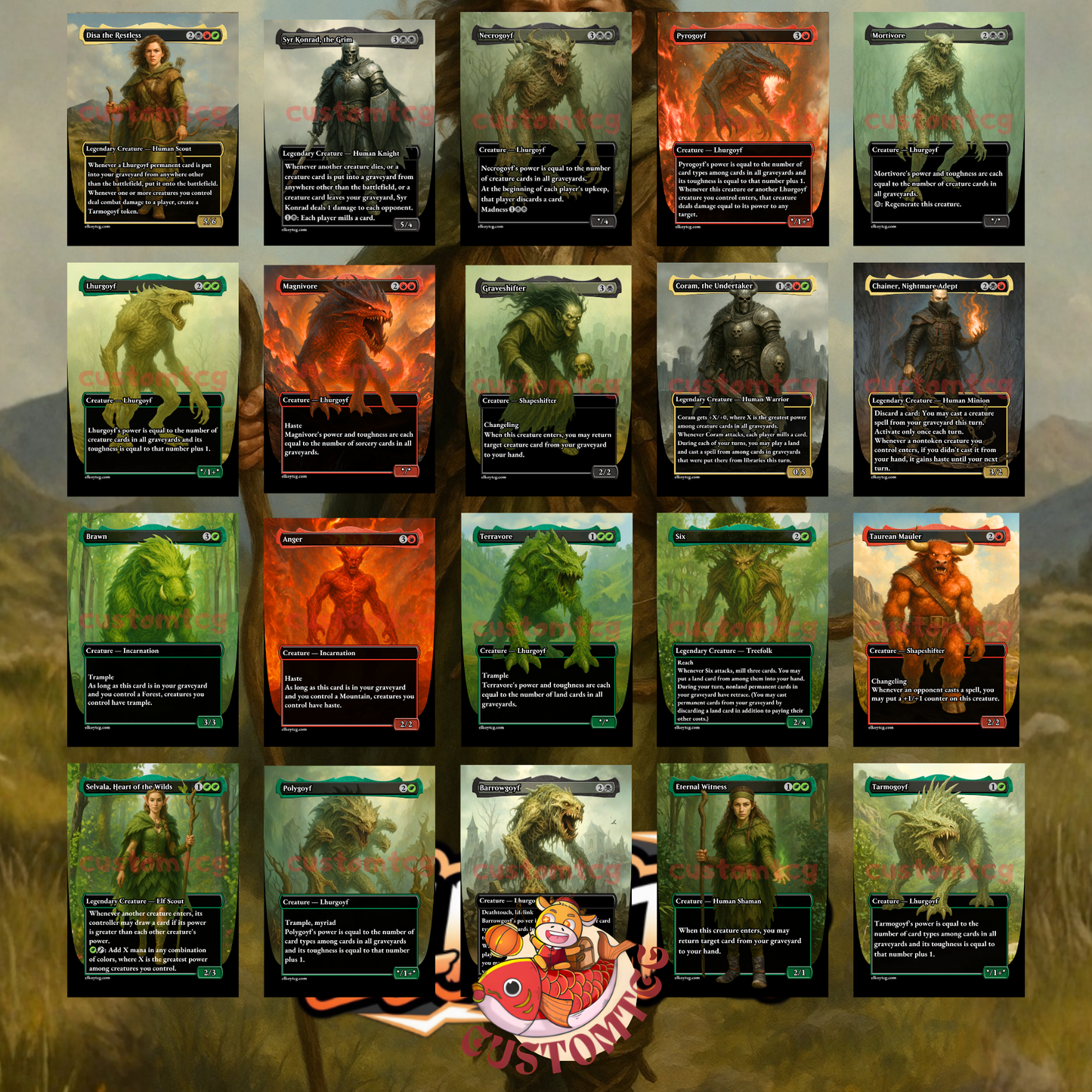 Disa, the Restless Lhurgoyf Custom Deck
