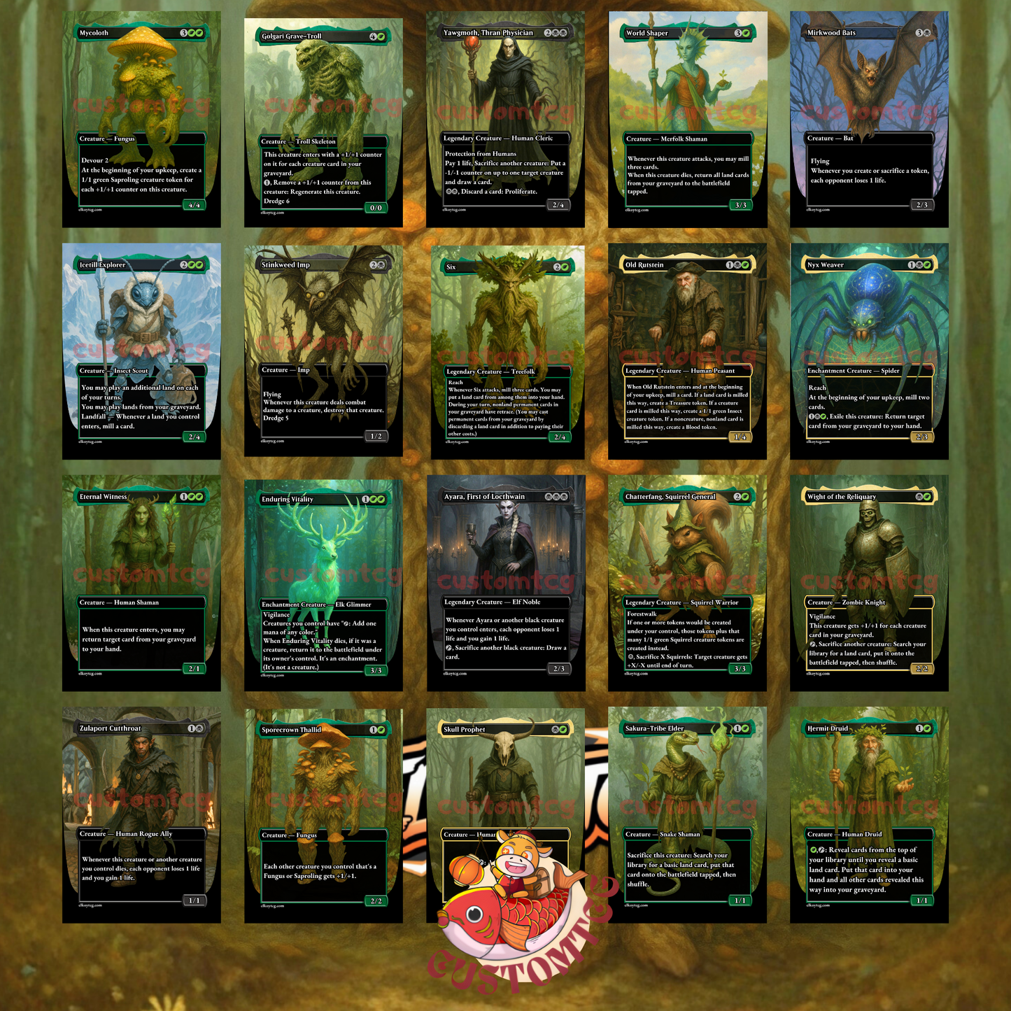 The Mycotyrant Custom Deck