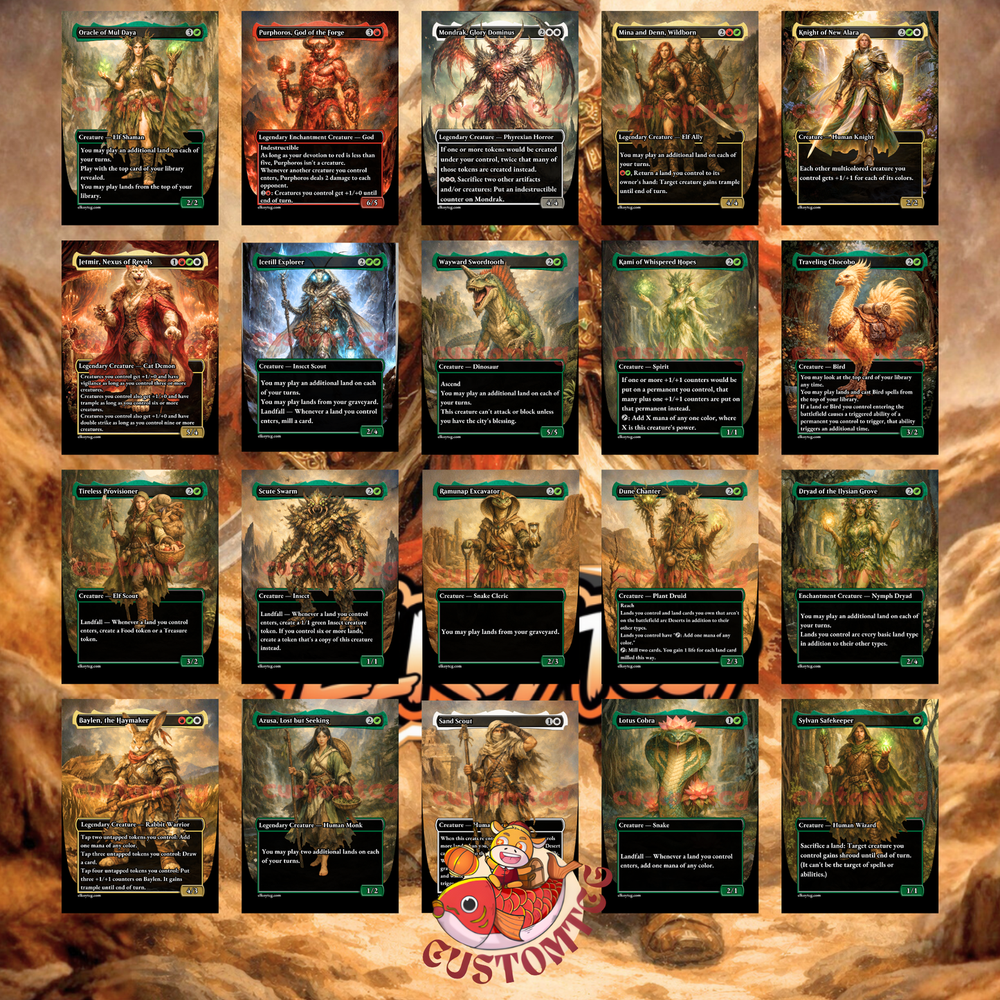 Hazezon, Shaper of Sand Custom Deck