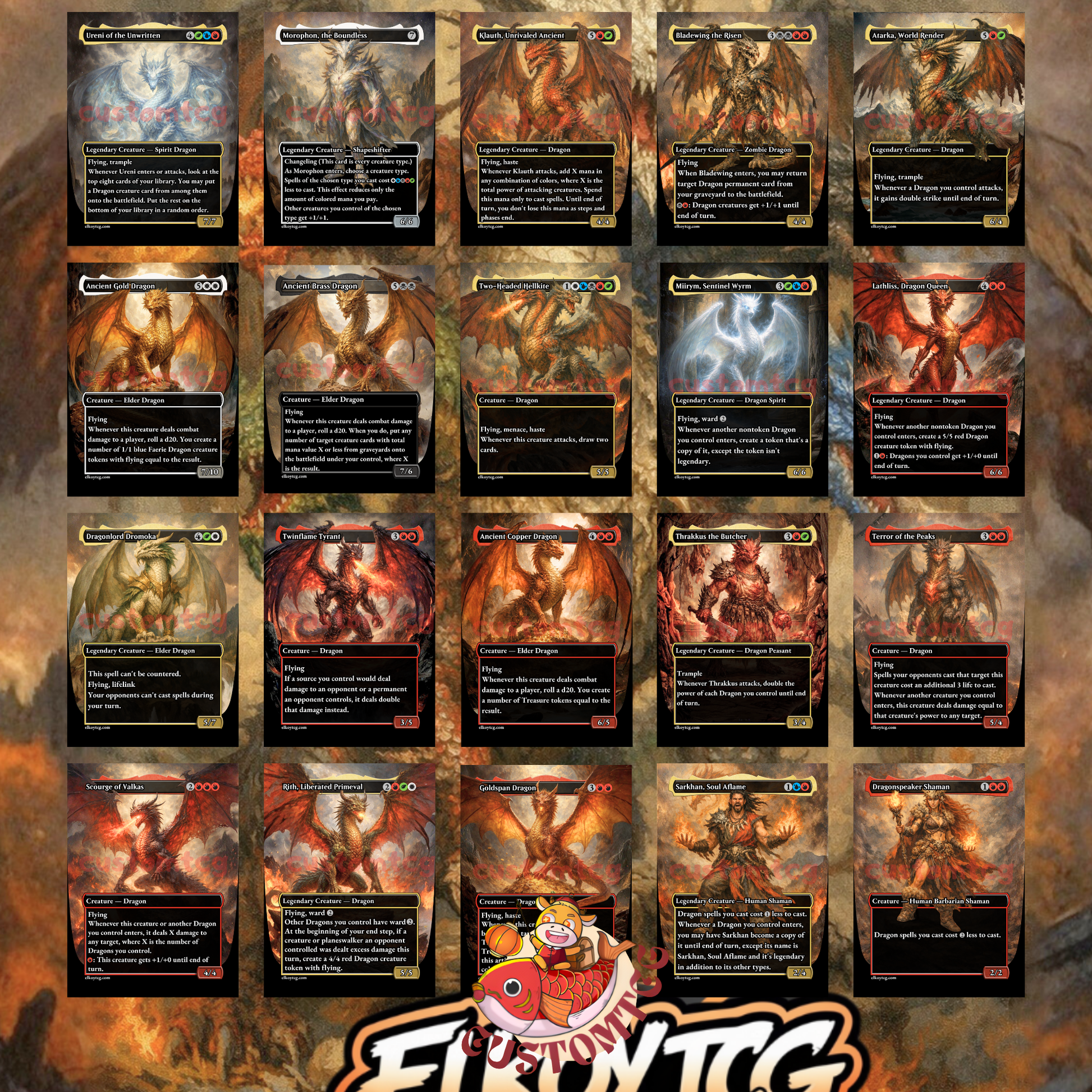 tiamat mtg commander deck π Tiamat β Custom Deck (100 Cards + Tokens) β ElkoyTCG