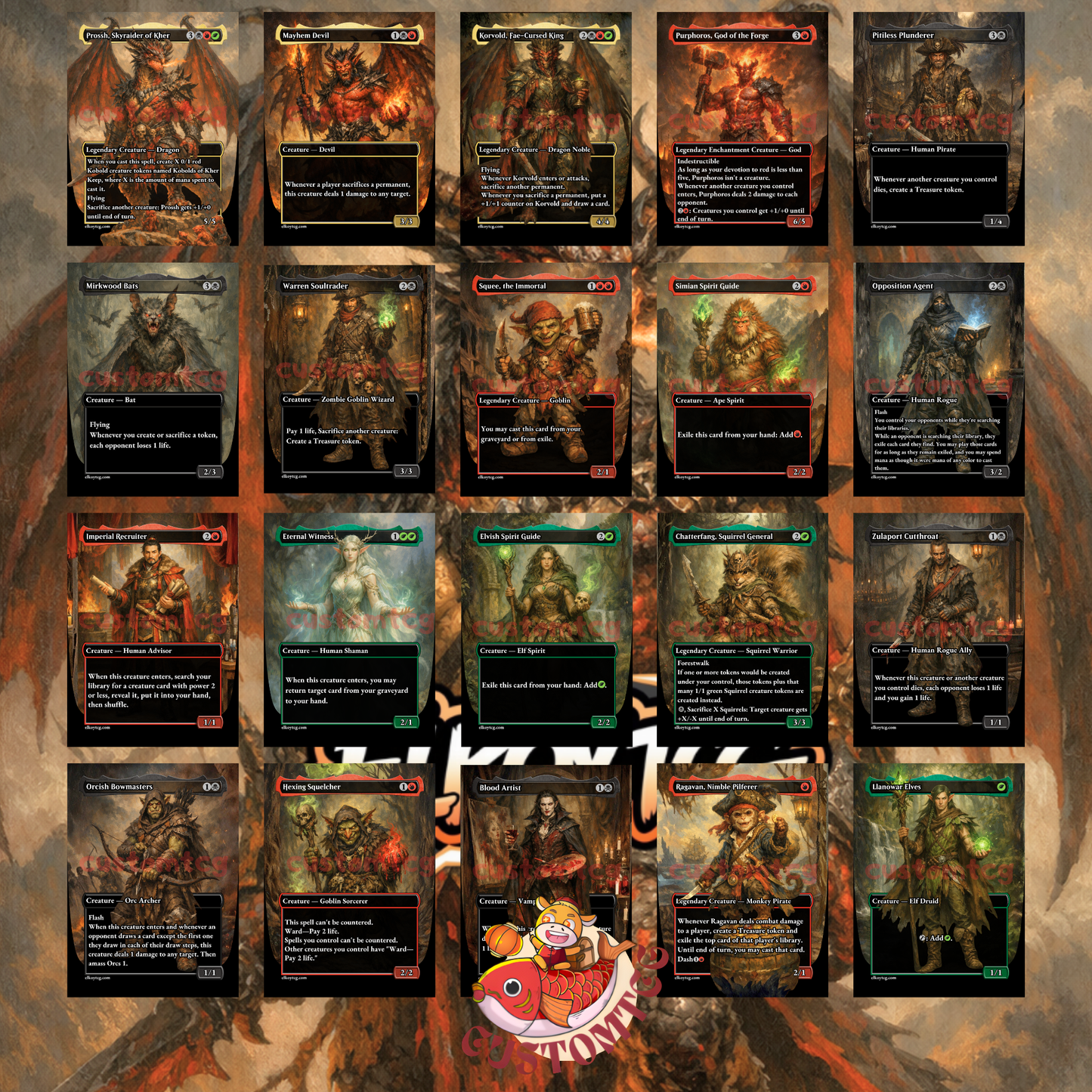 Prossh, Skyraider of Kher Custom Deck