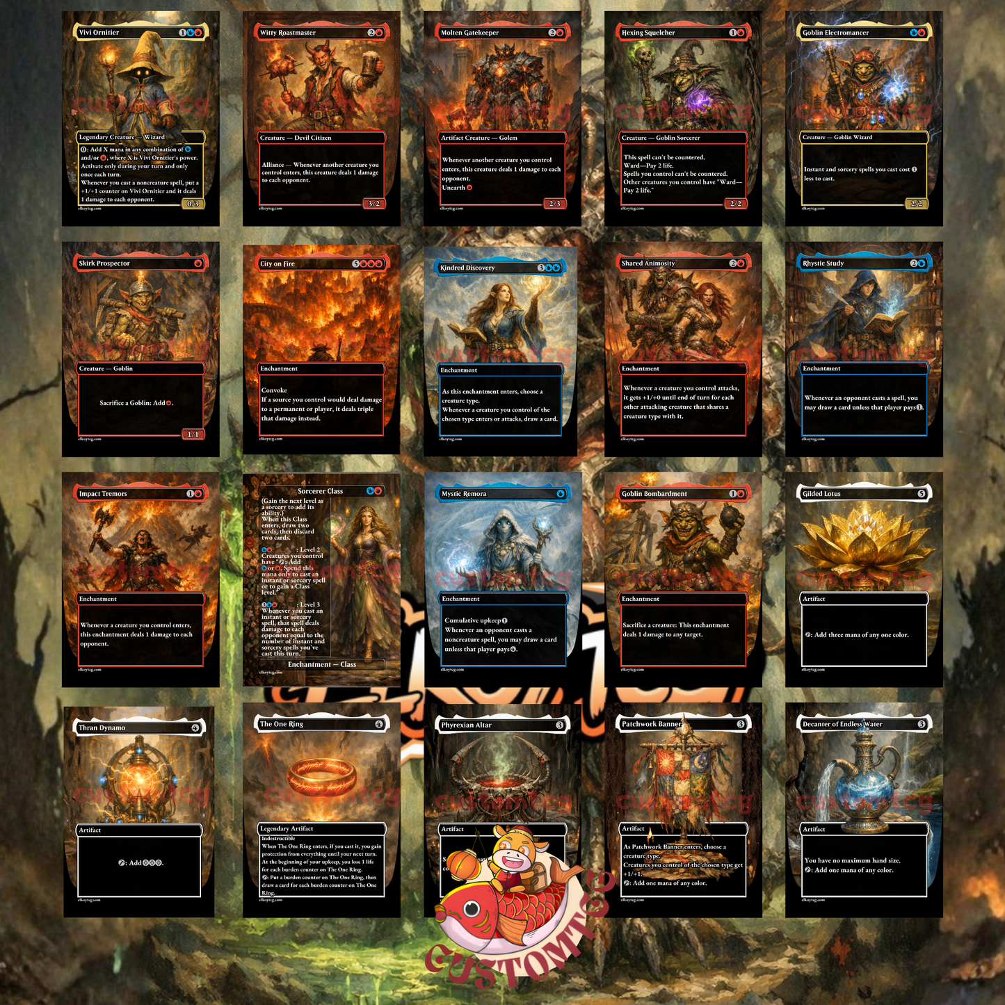 Ovika, Enigma Goliath Custom Deck