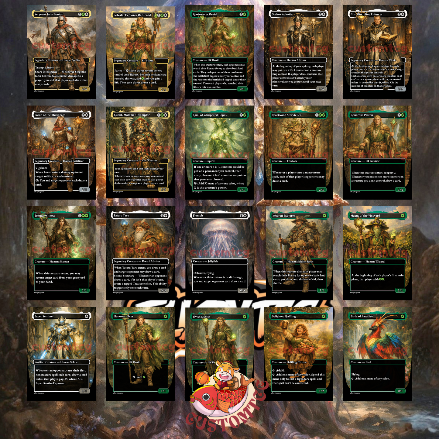 Gluntch, the Bestower Custom Deck