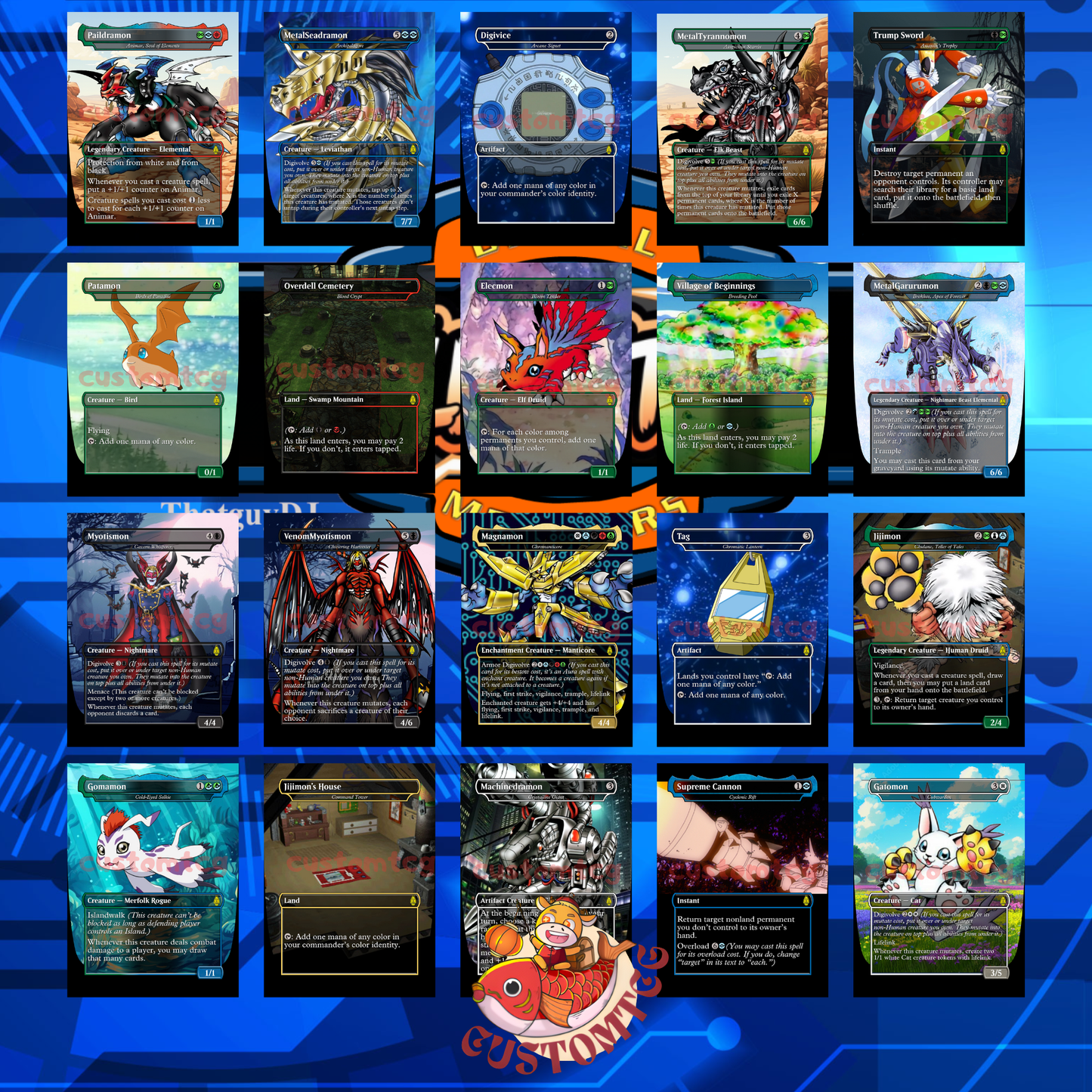 Digimon Mutations Custom Deck