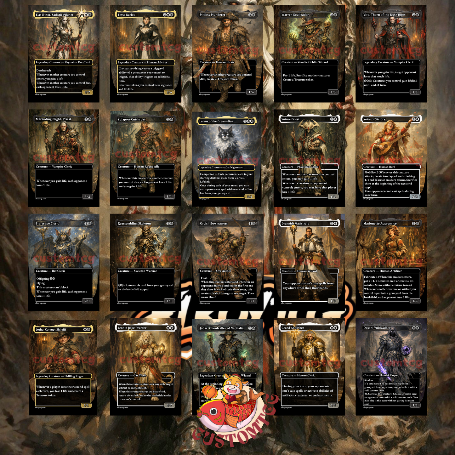 Elas il-Kor, Sadistic Pilgrim Custom Deck
