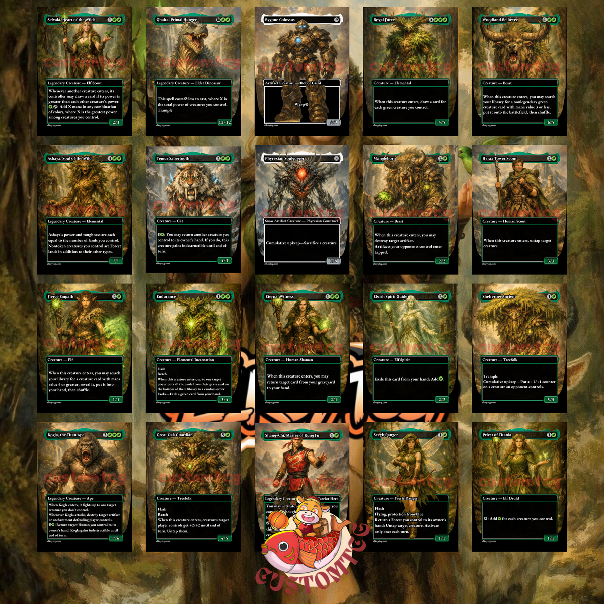 Selvala, Heart of the Wilds Custom Deck