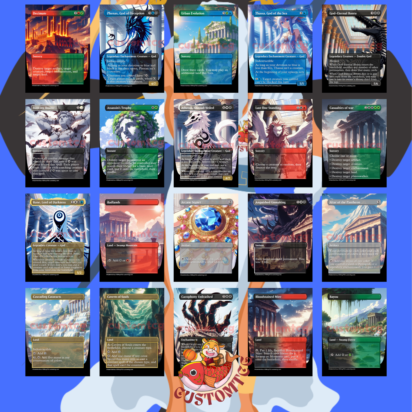 Gods Custom Deck - Niv-Mizzet Reborn