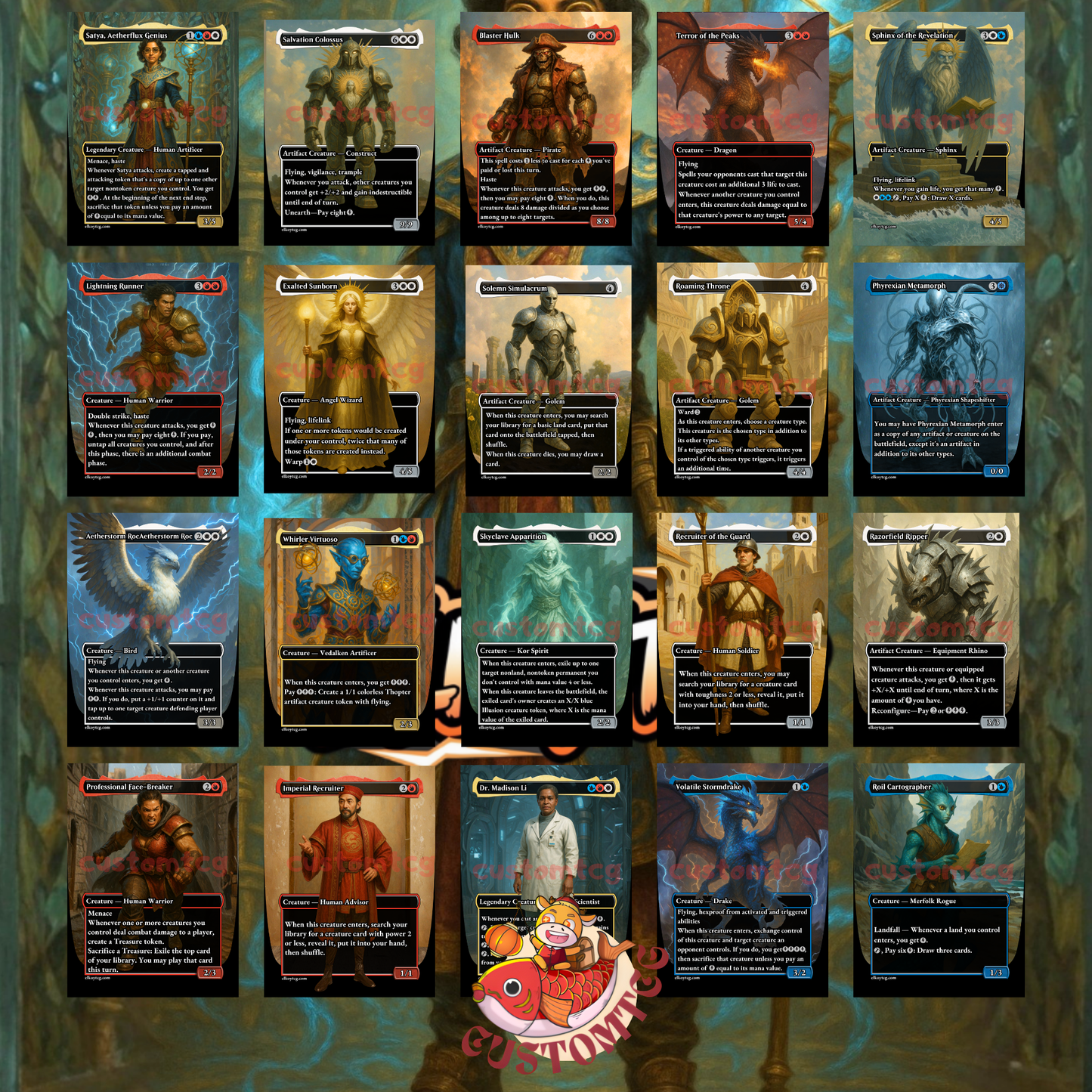 Satya, Aetherflux Genius – Custom Deck