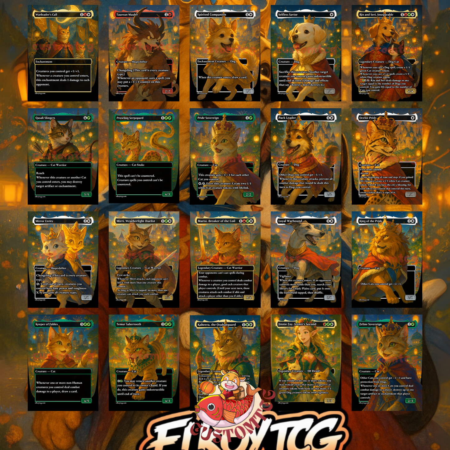 Rin and Seri, Inseparable V3 – Custom Commander Deck (100 Cards + Tokens)