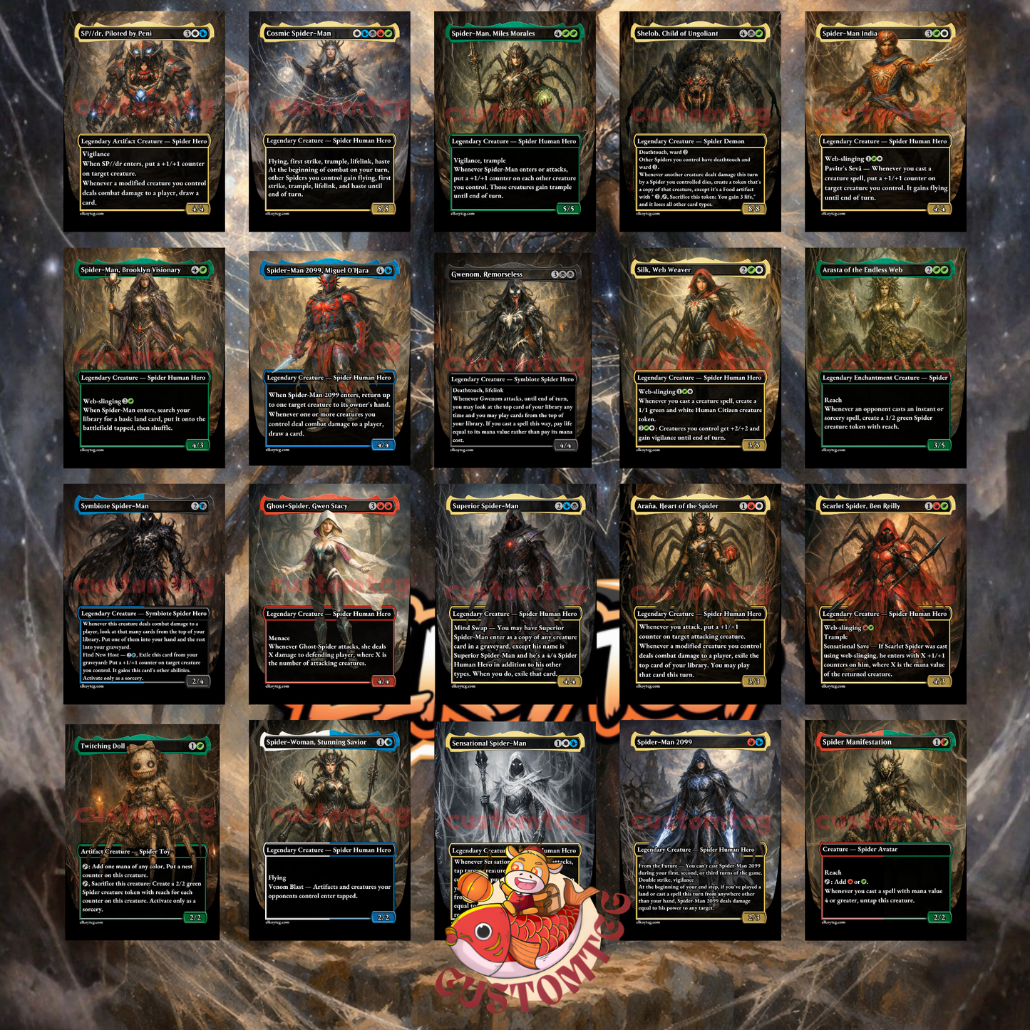 Cosmic Spider-Man Custom Deck