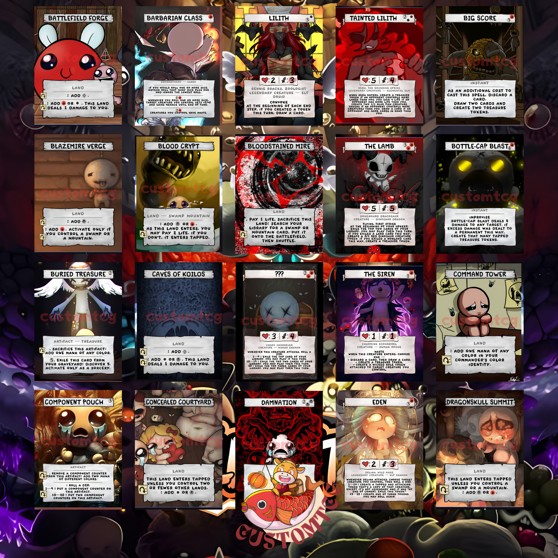 ISAAC TREASURE CUSTOM DECK ISAAC TREASURE CUSTOM DECK