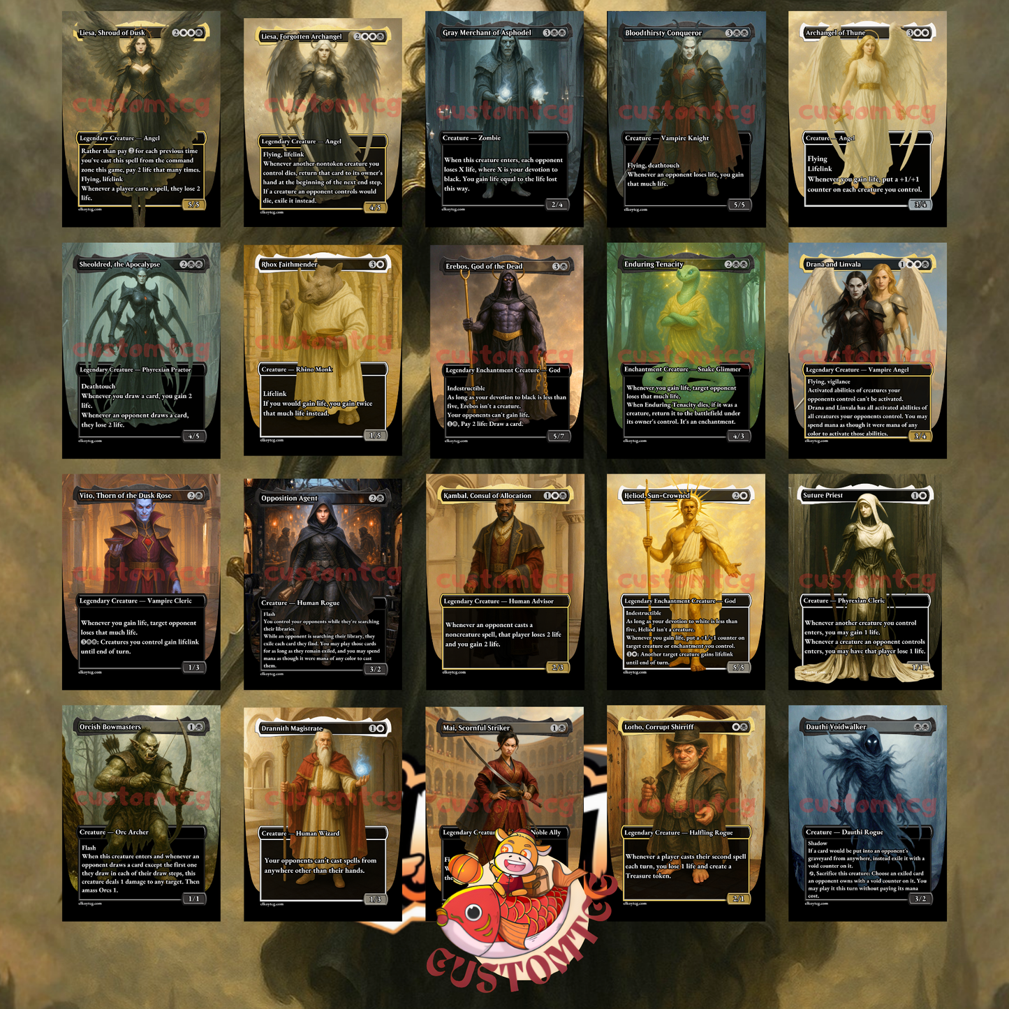 Liesa, Shroud of Dusk Custom Deck