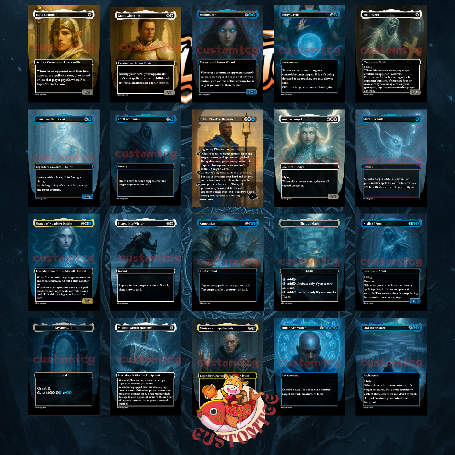 Hylda of the Icy Crown – Frost-Lock Custom Deck