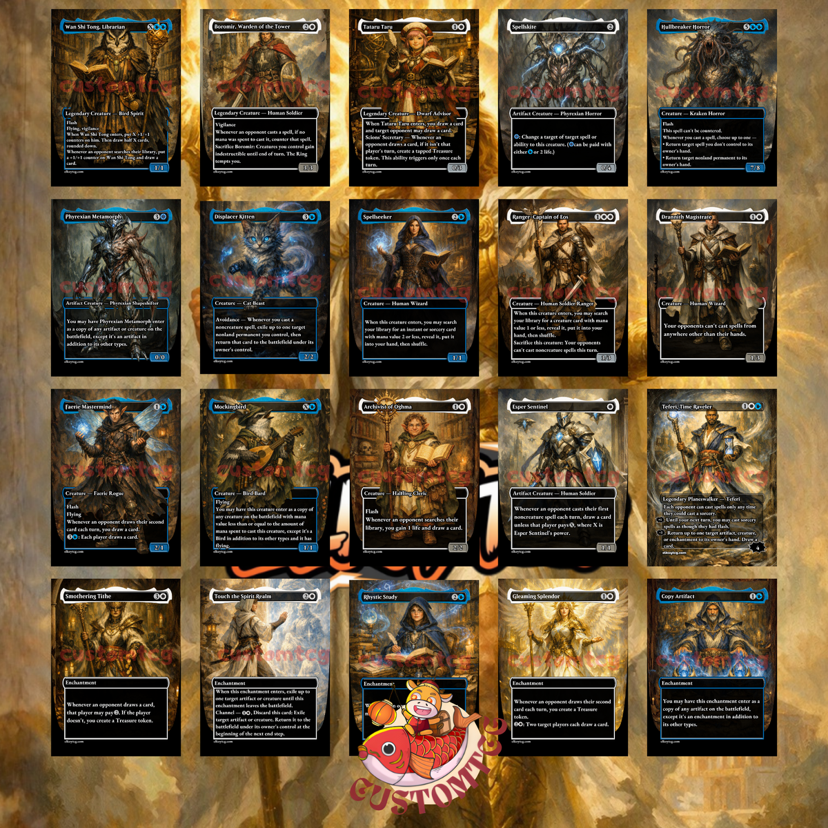HELIOD, THE RADIANT DAWN — Azorius High-Power Control Custom Deck