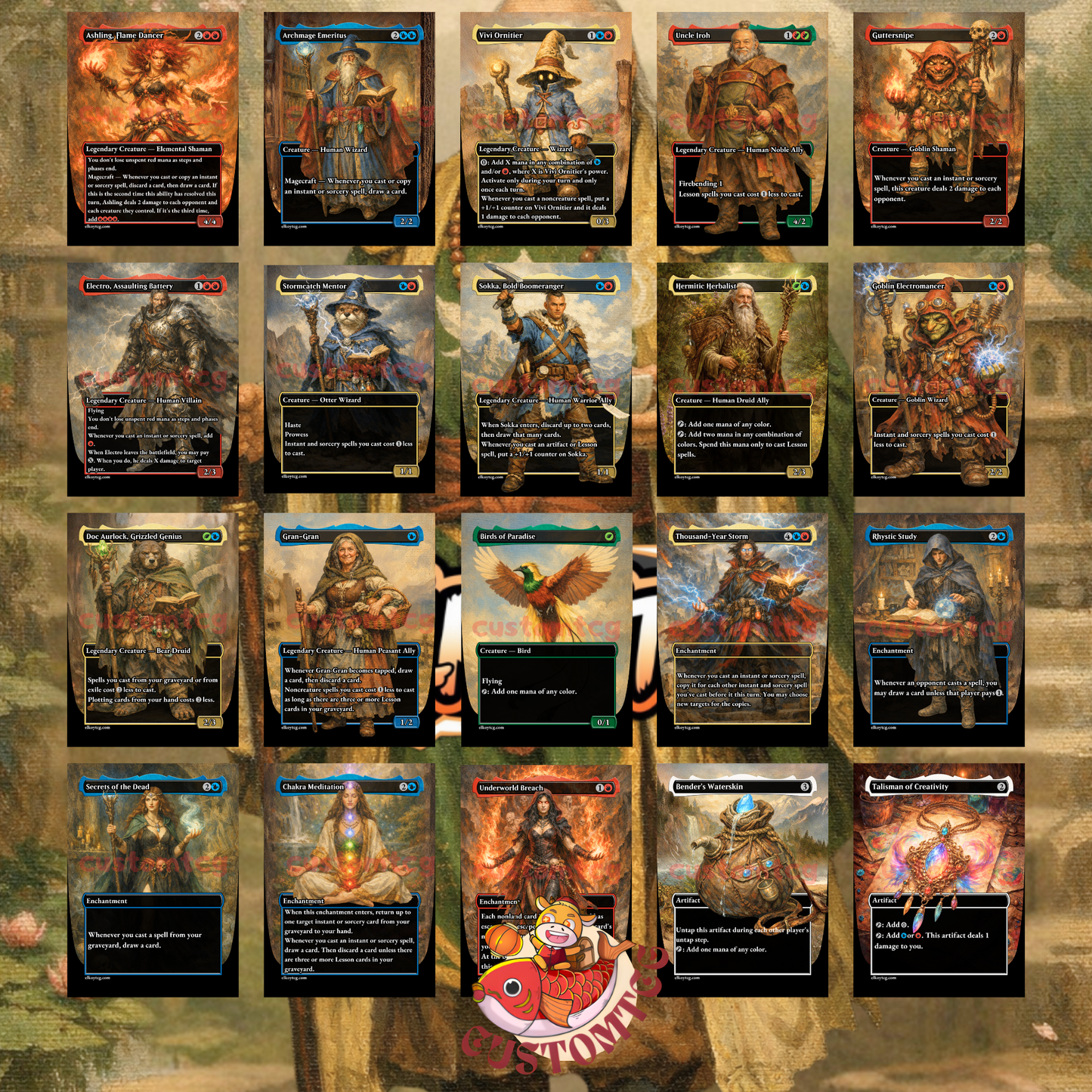 Iroh, Grand Lotus Custom Deck