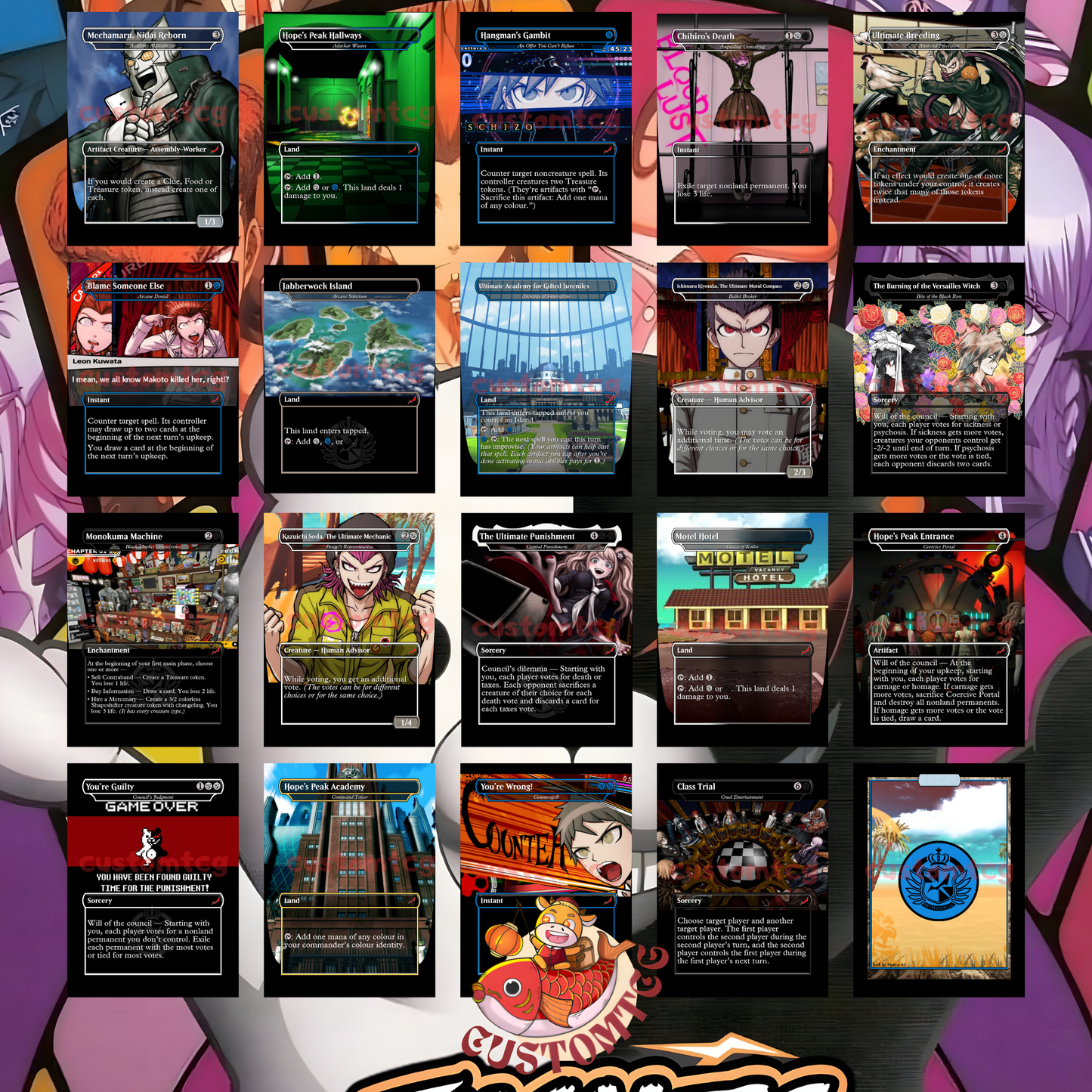 DanganRonpa Custom Themed Deck