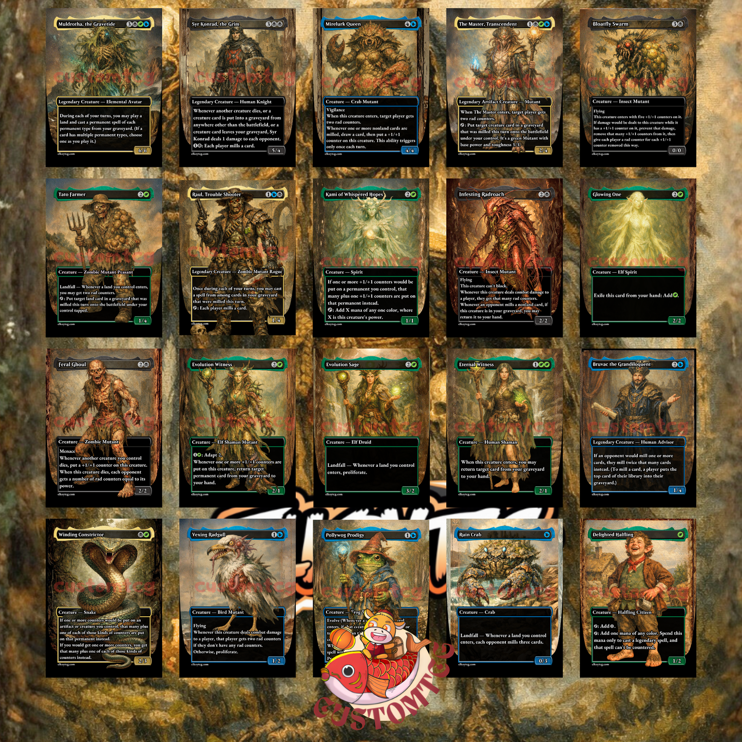 The Wise Mothman V3 Custom Deck