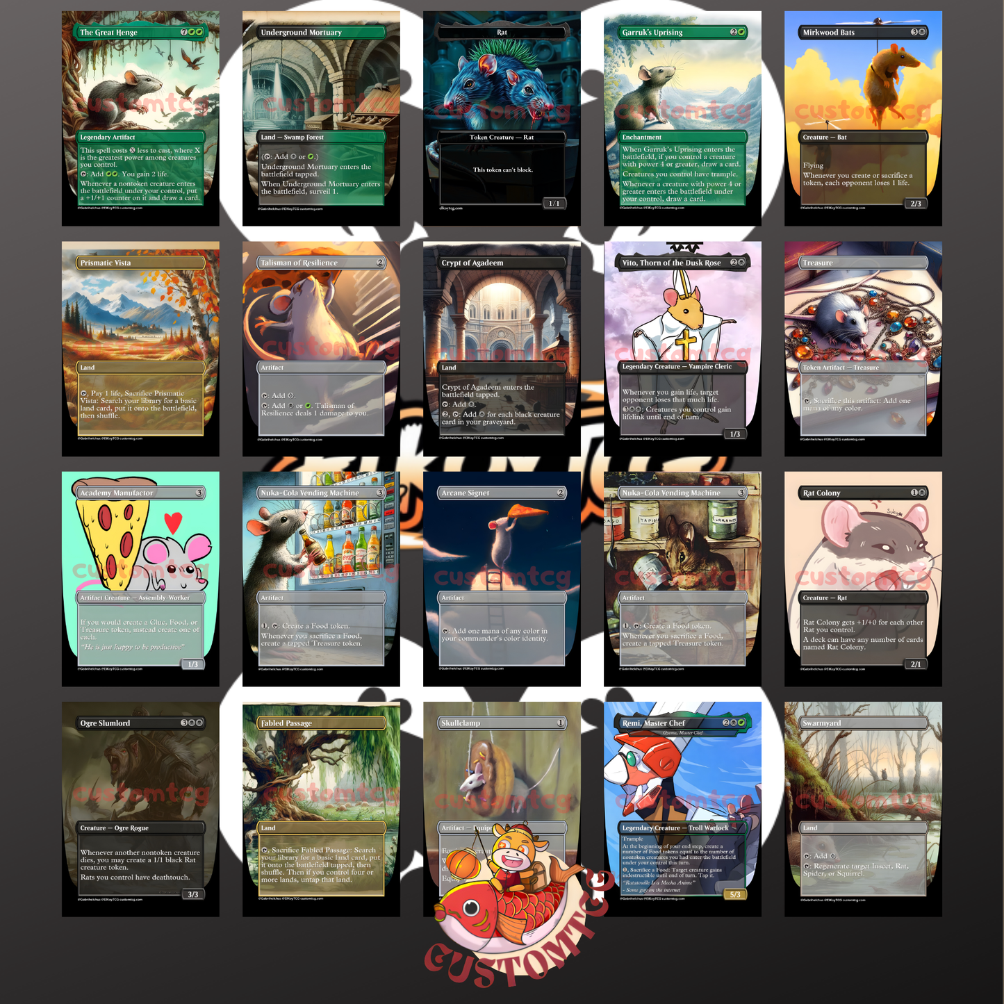 Gyome Custom Rats Deck