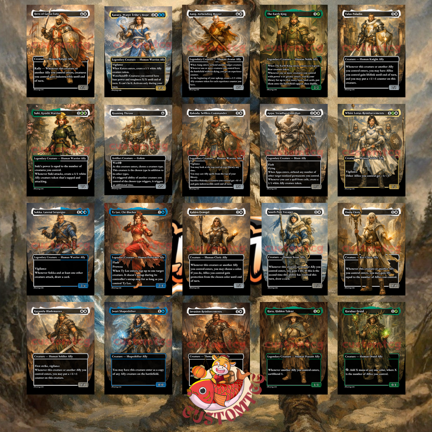 Katara, the Fearless Custom Deck