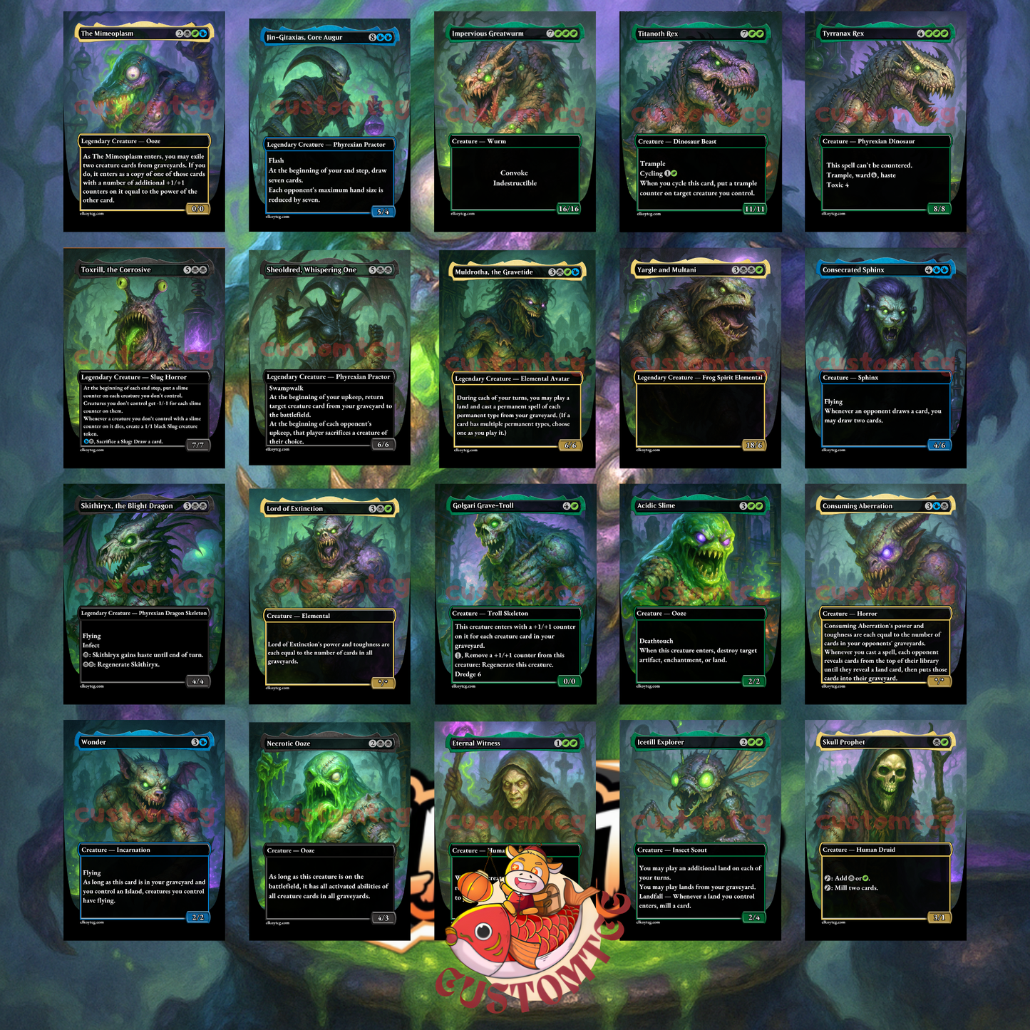 The Mimeoplasm – Custom Deck (100 Cards + Tokens)