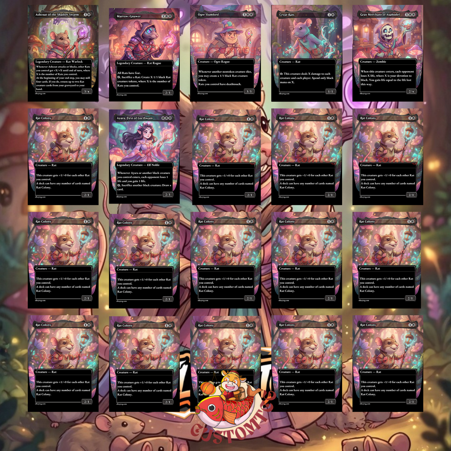 Ashcoat of the Shadow Swarm Custom Deck