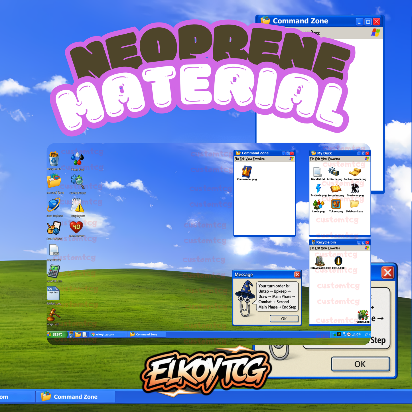 Windows XP Playmat Drop 1.2