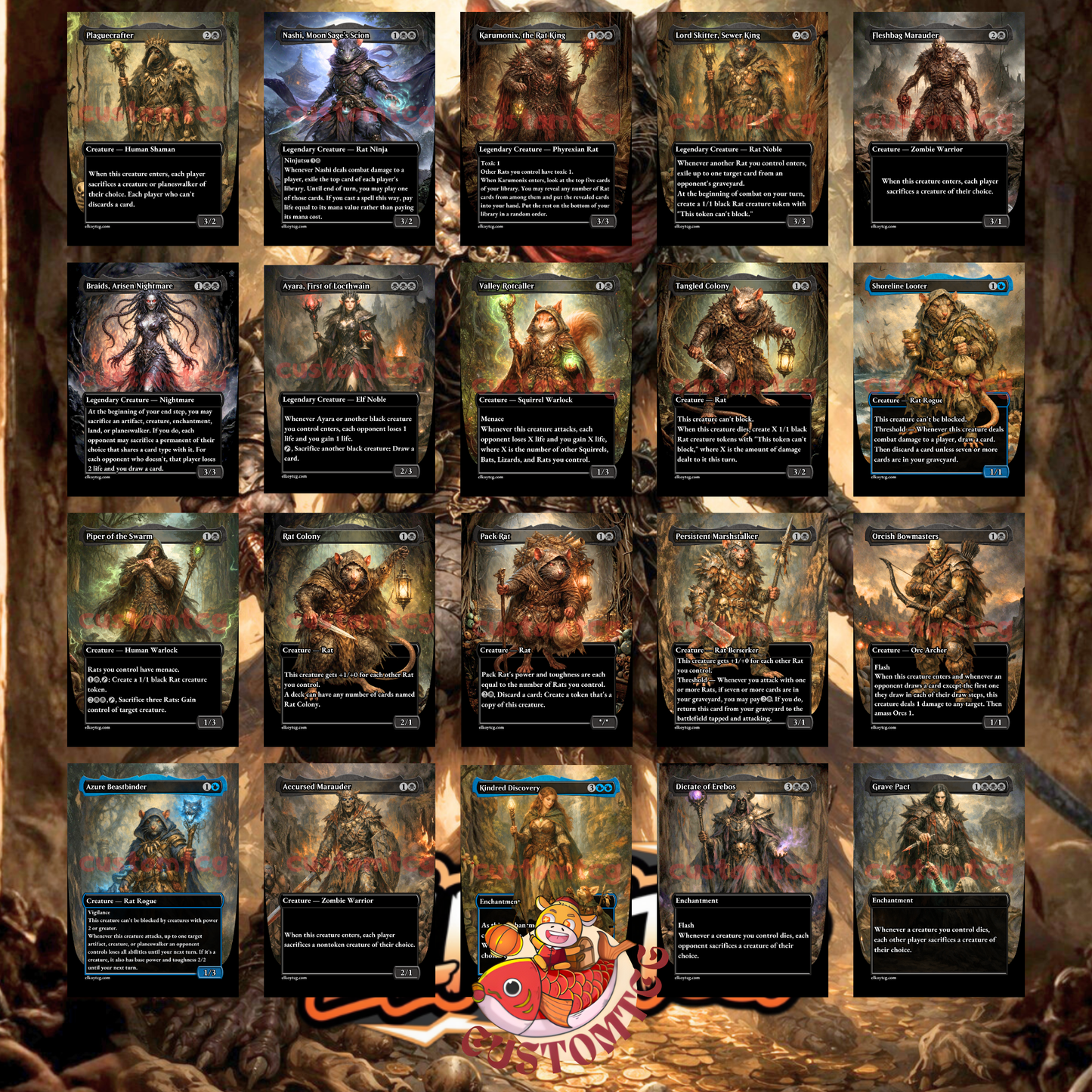 Vren, the Relentless – Deck (100 Cards + Tokens) 🐀