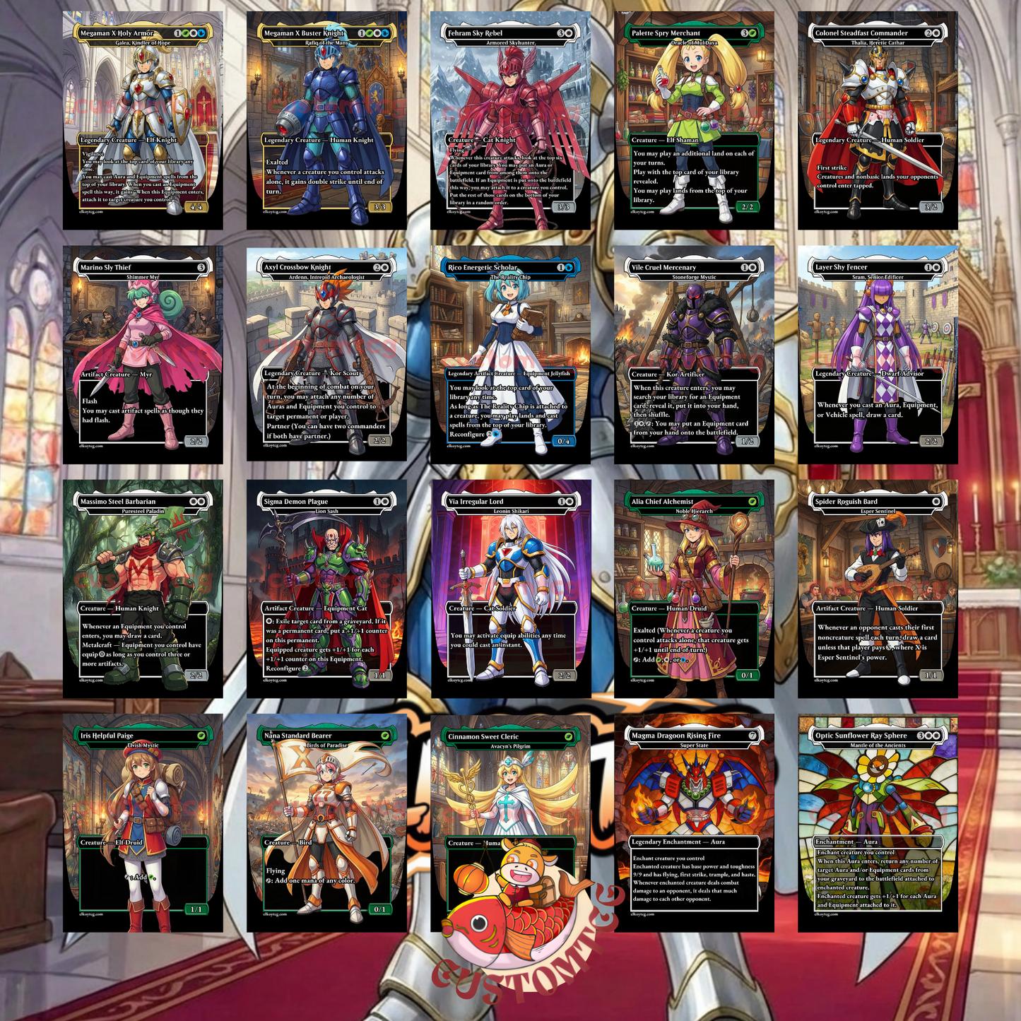 Mega Man X Custom Commander Deck