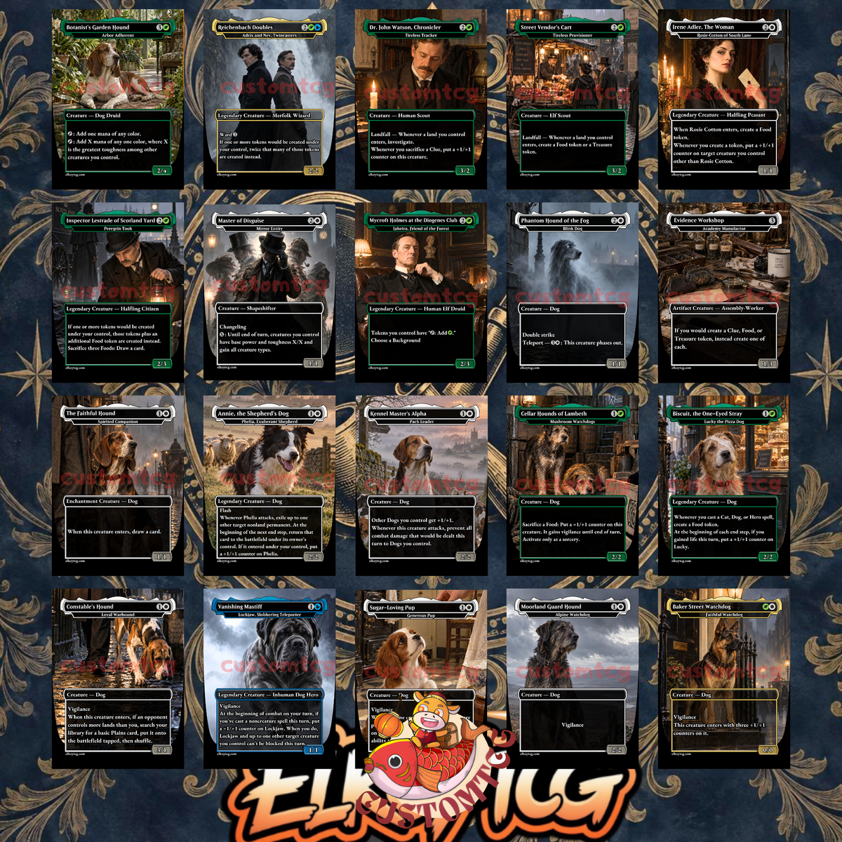 SHERLOCK HOLMES Custom Deck
