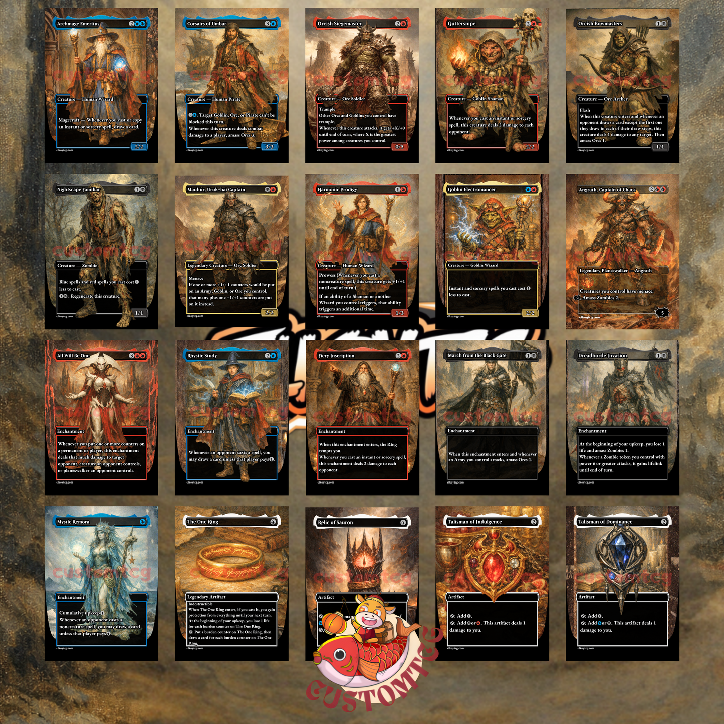 Saruman, the White Hand Custom Deck