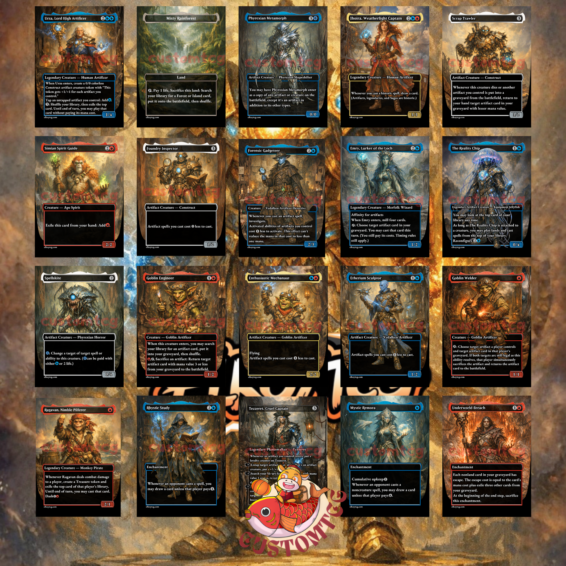 Iron Man, Titan of Innovation Custom Mtg Commander Deck – ElkoyTCG