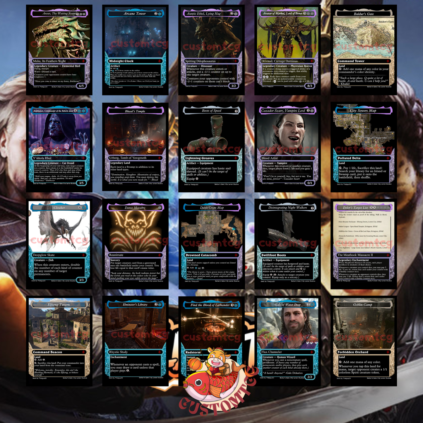 Baldur’s Gate Custom Deck