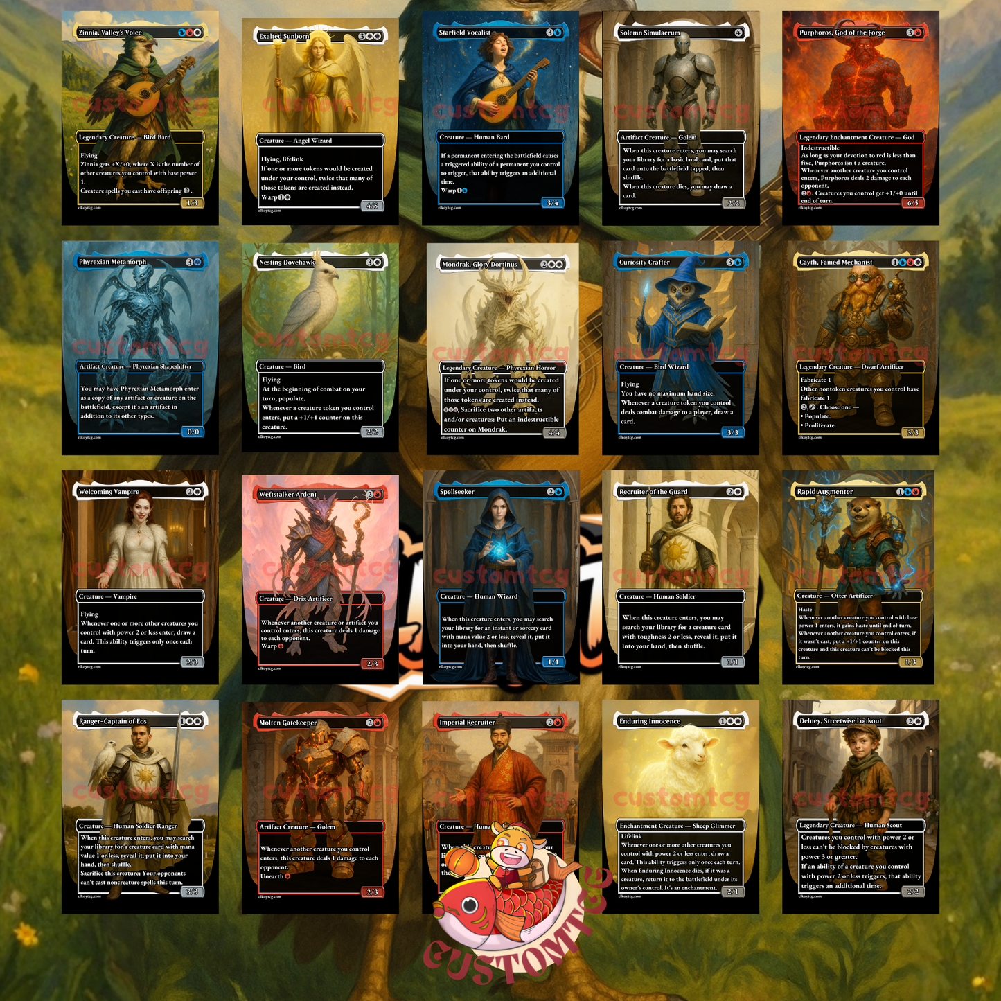 Zinnia, Valley’s Voice — Custom Commander Deck ✨