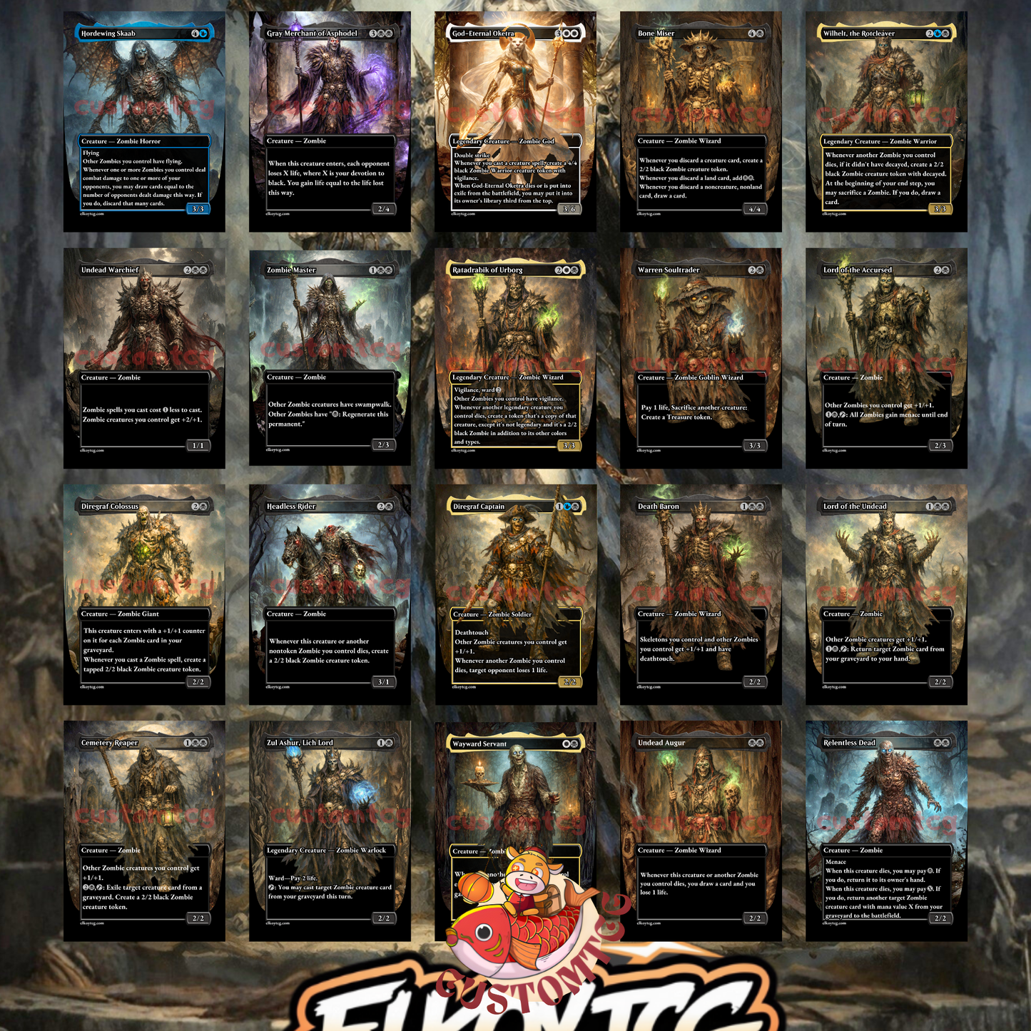 Varina, Lich Queen – Custom Deck  💀🧟