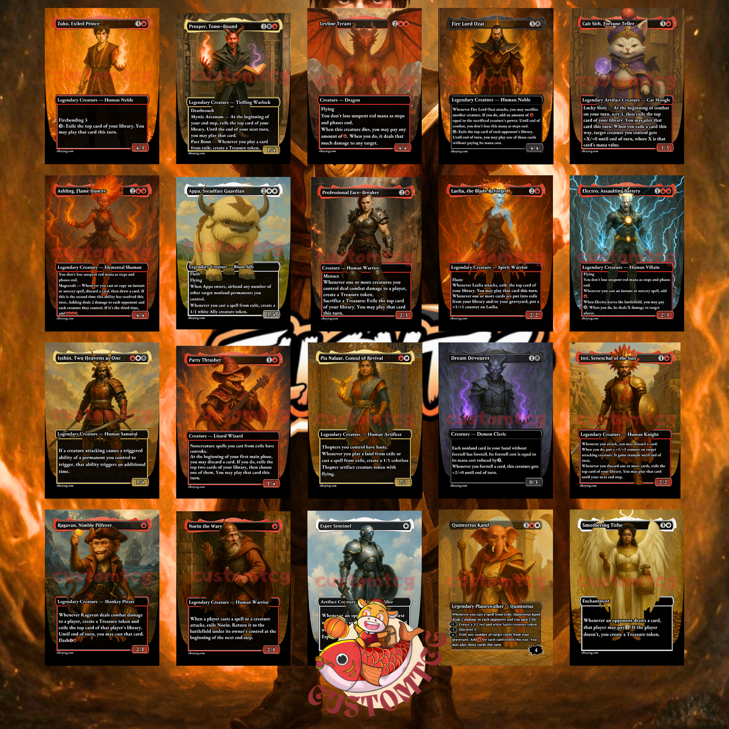 Fire Lord Zuko Custom Deck