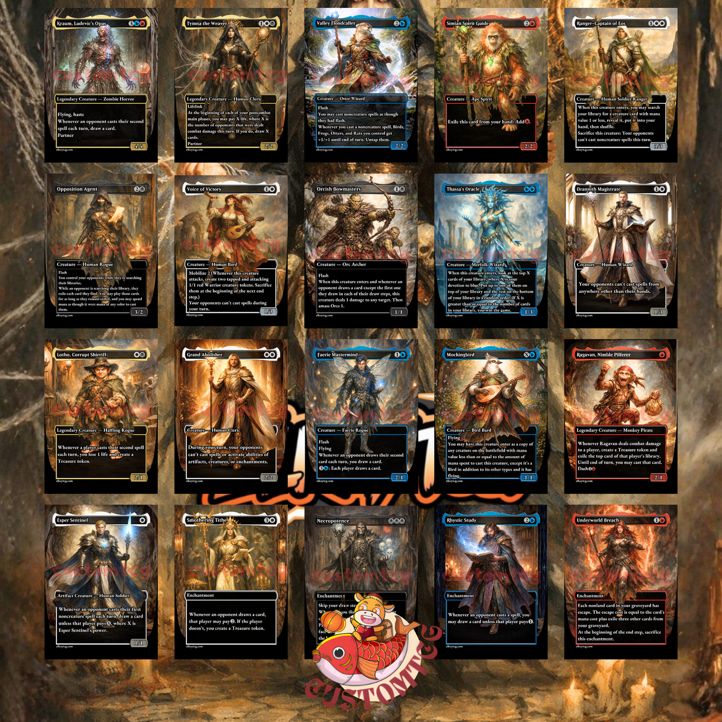 Tymna The Weaver + Kraum Custom deck
